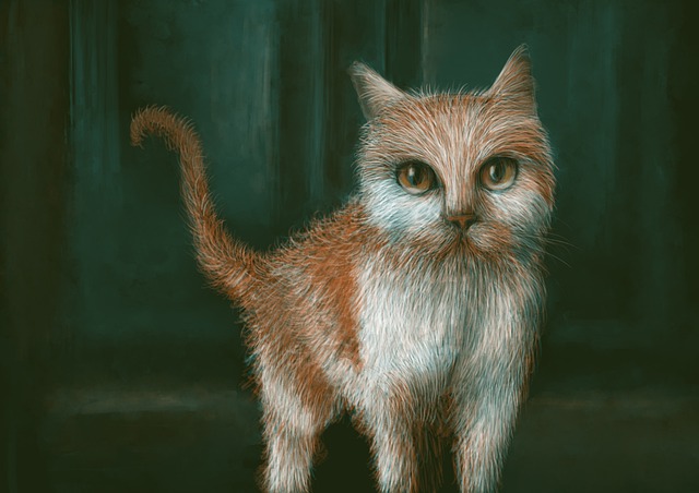 Cat painting